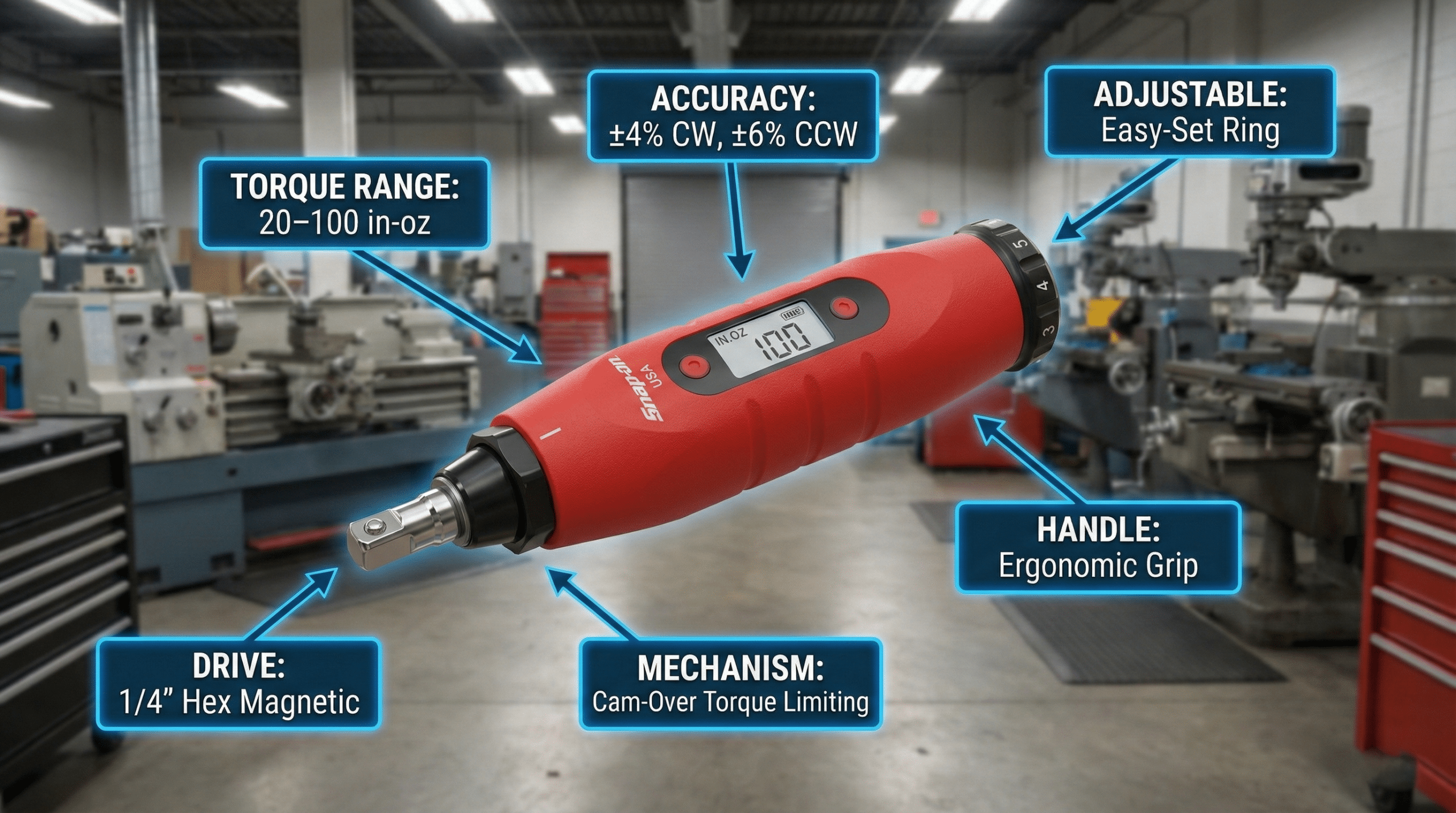 Adjustable Torque Screwdriver QDRIVER2A (3)