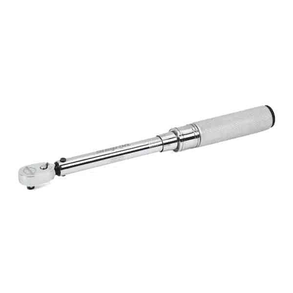 1/4" Drive SAE Adjustable Click-Type Fixed Ratchet Torque Wrench (40–200 in-lb) - QD1R200A