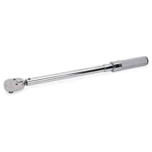 1/2" Drive SAE Adjustable Click-Type Fixed Ratchet Torque Wrench (500–2,500 in-lb) - QD3R2500A