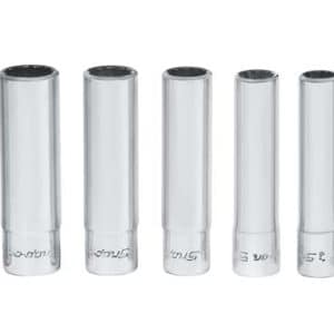 110STMDY — 10 pc 1/4" Drive 12-Point SAE Flank Drive® Deep Socket Set (3/16–9/16")