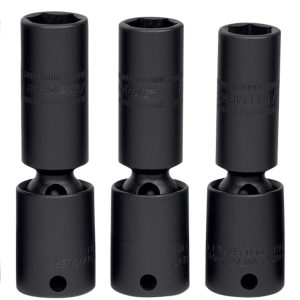 207IPLFM — 7 pc 3/8" Drive 6-Point Metric Flank Drive® Deep Swivel Impact Socket Set (10, 12–15, 17 and 18 mm)