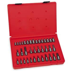 237HEXTORXST — 37 pc Combination Drive Socket Driver Set