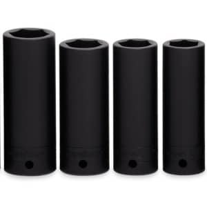 309SIMYA — 9 pc 1/2" Drive 6-Point SAE Flank Drive® Deep Impact Socket Set (1/2–1")