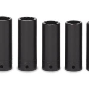 312SIMDM — 12 pc 1/2" Drive 12-Point Metric Flank Drive® Deep Impact Socket Set (15–25 and 27 mm)