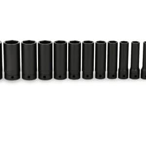 313GTSYA — 13 pc 1/2" Drive 6-Point SAE Flank Drive® Deep Socket Set (3/8-1-1/8")
