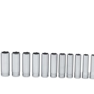 313TSMYA — 13 pc 1/2" Drive 6-Point Metric Flank Drive® Deep Socket Set (12-24 mm)