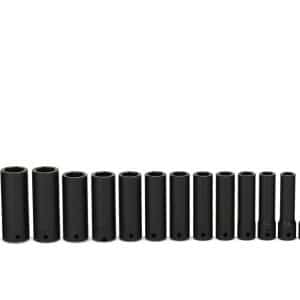315SIMMYA — 15 pc 1/2" Drive 6-Point Metric Flank Drive® Deep Impact Socket Set (10–24 mm)