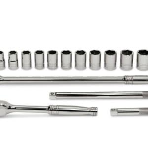 17 pc 1/2" Drive 6-Point Metric General Service Socket Set – 317AMMPC (317AMMPC)