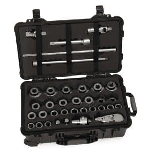 35 pc 3/4" Drive 12-Point SAE General Service Set – 434HDC (434HDC)