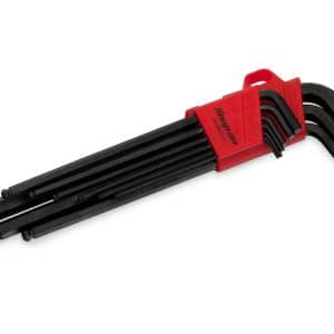 9 pc Metric Extra-Long L-Shaped Ball Hex Wrench Set (1.5-10 mm) – AWBMXL9 (AWBMXL9)