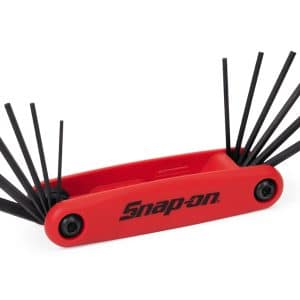 AWEF6M6K — 12 pc Metric/SAE Folding Hex Key Set