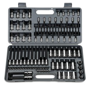 87 pc Combination Drive TORX® and Hex Bit Socket Set (Blue-Point®)