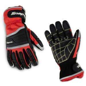 GLOVE505RXL — Deep Freeze Gloves (Red/Black)