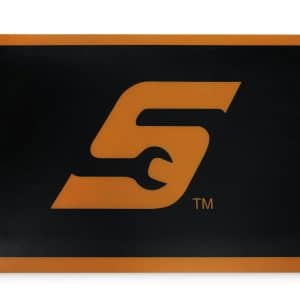 JKAFM3654EOS — Cushioned 54 x 36" "S" Logo Floor Mat (Electric Orange)