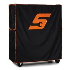 KAC242210EOS — Logo ”S” Cover (Black with Orange Logo)