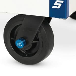 KACAP6BU — 6 pc Powder-Coated Caster Bolt Covers (Blue)