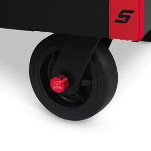 KACAP6RD — 6 pc Powder-Coated Caster Bolt Covers (Red)