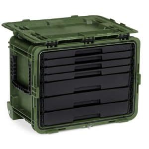 18" Seven-Drawer All-Weather Mobile Storage Chest (Green) – KMC18043PGR (KMC18043PGR)