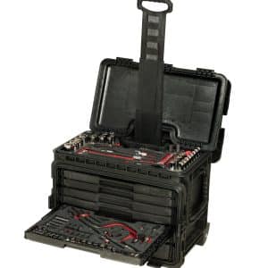 All-Weather Open Top Mobile Tool Chest Zero Drawer (Black) *Tools and foam not included* – KMOC18000RBK (KMOC18000RBK)