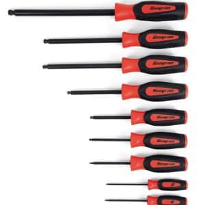 9 pc Ball Hex Metric Instinct® Screwdriver Set (2-10 mm) (SGABM900BR)