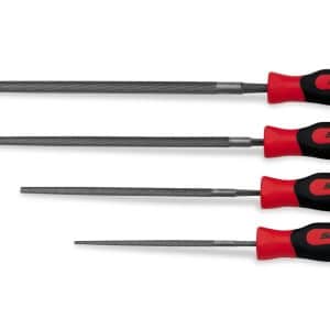 4 pc Instinct® Soft Grip Handle Round File Set (SGHBF200A)