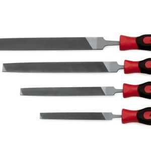 4 pc Instinct® Soft Grip Handle Mill File Set (SGHBF300A)