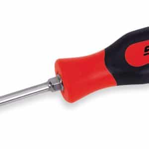 SHD8R — Flat Tip Instinct® Hard Grip Standard Screwdriver (Red)