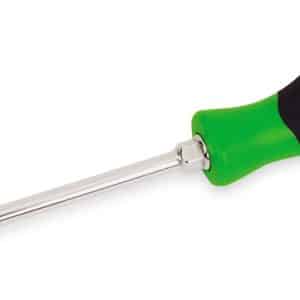 SHD6G — Flat Tip Instinct® Hard Grip Standard Screwdriver (Green)