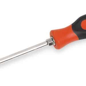 SHD6O — Flat Tip Instinct® Hard Grip Standard Screwdriver (Orange)