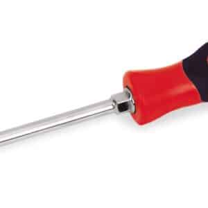 SHD10R — Flat Tip Instinct® Hard Grip Standard Screwdriver (Red)