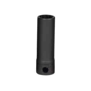 SIMDF140A — 3/8" Drive 12-Point SAE 7/16" Flank Drive® Deep Impact Socket (black oxide)