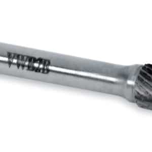 1/4" Shank, 3/4" Flute Radius End Carbide Burr (VWB2B)