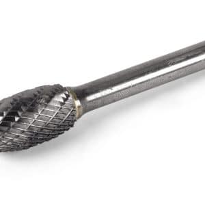 1/4" Shank 7/8" Flute Oval Carbide Burr (VWB4B)