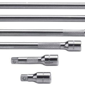 106BTMX — 6 pc 1/4" Drive Knurled Extension Set