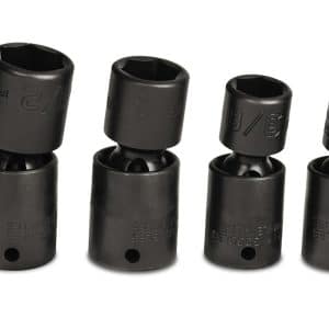 106IPTMA — 6 pc 1/4" Drive 6-Point SAE Flank Drive® Shallow Swivel Impact Socket Set