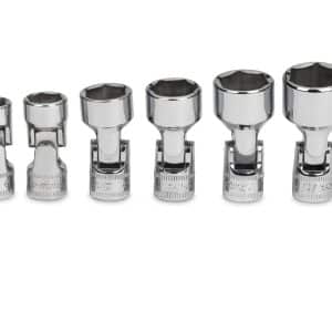106TMUSMA — 6 pc 1/4" Drive 6-Point Metric Flank Drive® Shallow Universal Socket Set (8, 10, 12-15 mm)