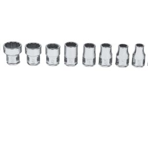 110RT — 10 pc 1/4" Drive 12-Point SAE Flank Drive® Low-Profile Socket Set (3/16-9/32")