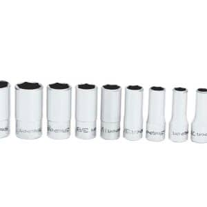 110TMSY — 10 pc 1/4" Drive 6-Point SAE Flank Drive® Semi-Deep Socket Set (3/16–9/16")