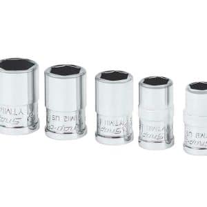 110YTMY — 10 pc 1/4" Drive 6-Point SAE Flank Drive® Xtra Shallow Socket Set (3/16–9/16")