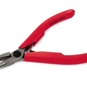 126CNSERESD — Chain Nose Serrated Pliers (Red)