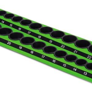 12MSKTHGRN — 1/2" Drive Metric/SAE Magnetic Socket Holder (Green)