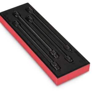 204PFSXEBR — 4 pc 3/8" Drive External TORX® Power Swivel Extension Socket Set with PRO-FI™ Organization (E8–E14)