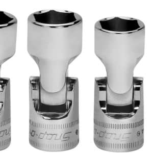 206FSUMA — 6 pc 3/8" Drive 6-Point Metric Flank Drive® Shallow Flex Socket Set