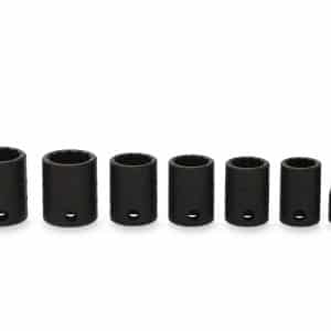 207IMDFMYA — 7 pc 3/8" Drive 12-Point Metric Flank Drive® Shallow Impact Socket Set