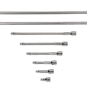 208AFX — 8 pc 3/8" Drive Knurled Extension Set