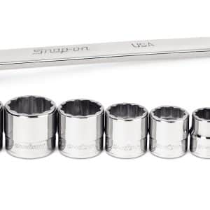 210RARFA — 10 pc 3/8" Drive 12-Point SAE Flank Drive® Low Profile Ratchet/Socket Set