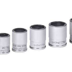 211YFSY — 11 pc 3/8" Drive 6-Point SAE Flank Drive® Xtra Shallow Socket Set (1/4-5/16" and 3/8-7/8")