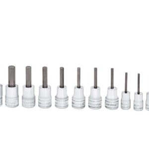 212EFTAY — 12 pc Combination Drive SAE Standard Hex Driver Bit Socket Set (1/16-3/8")