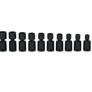 212IPFM — 12 pc 3/8" Drive 6-Point Metric Flank Drive® Shallow Swivel Impact Socket Set (8, 10–21 mm)