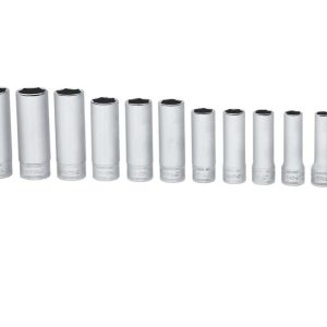 212SFSMY — 12 pc 3/8" Drive 6-Point Metric Flank Drive® Deep Socket Set (8-19 mm)